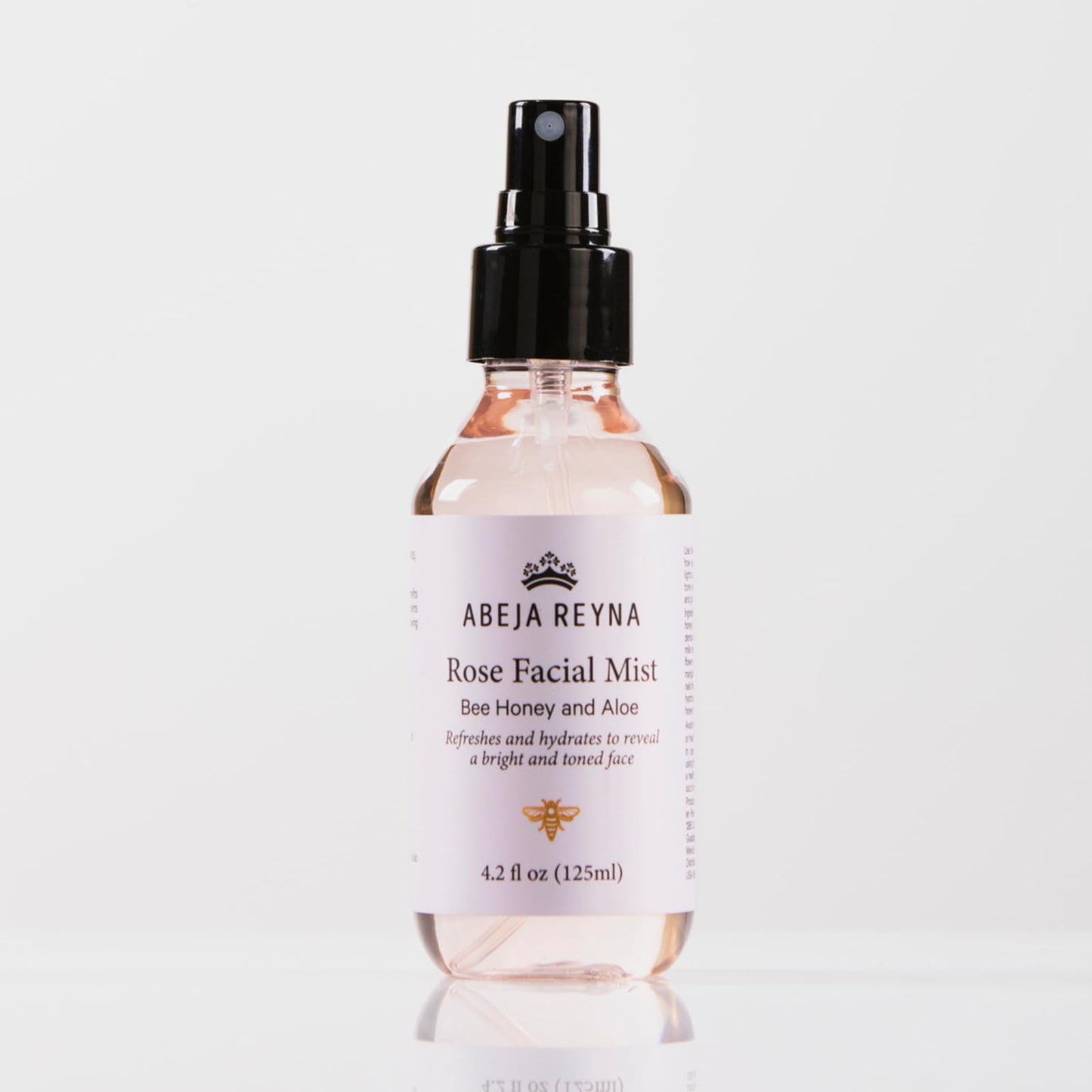 ABEJA REYNA Rose Facial Mist with Organic Honey & Aloe Vera – 125ml