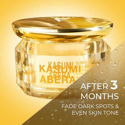 ABERA Kasumi Glowing Cream — Niacinamide + HA, Red Ginseng, Dark Spots & Anti-Aging (1.06 oz) Upgraded
