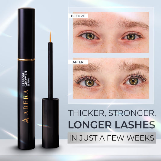 ABERA Misan Eyelash Growth Serum (Upgrade Version) – Natural Lash Booster 3-Pack