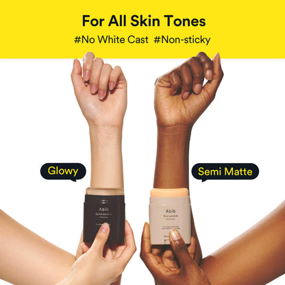 Abib Airy Sunstick Protection Bar SPF50+ Broad Spectrum | Semi-Matte, Water-Resistant