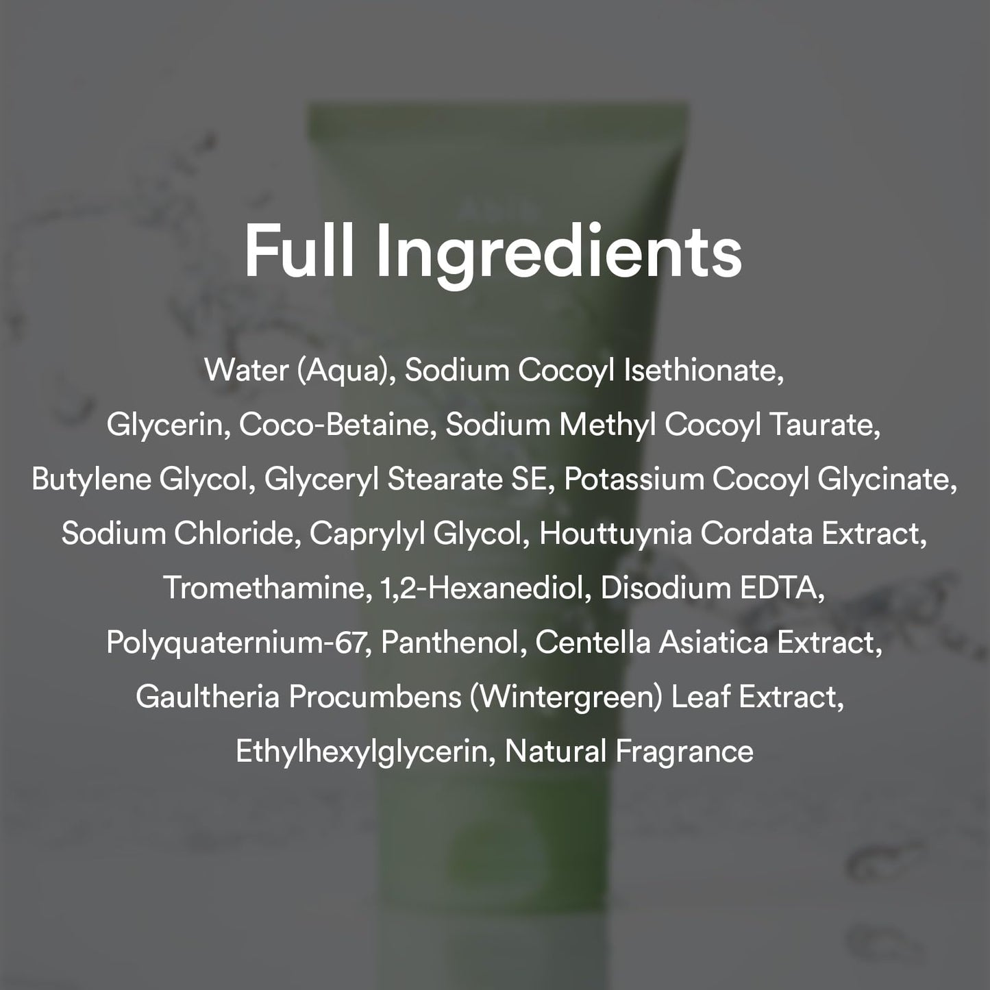 Abib Mild Foam Cleanser with Heartleaf – Gentle, pH-Balanced Cleanser 5.07 fl oz