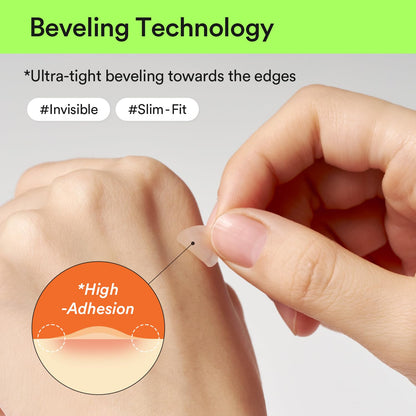 Abib Heartleaf Calming Spot Patch – 78 Patches, Invisible & Waterproof, Two Sizes (10mm/12mm)