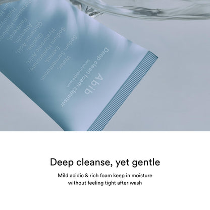 Abib Deep Clean Foam Cleanser Sedum Hyaluron 150ml | Hydrating Daily Cleanser