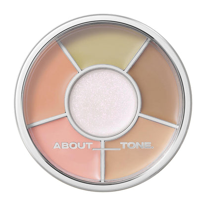 ABOUT TONE All-In-One Palette: Concealer, Corrector, Contour, and Highlighter