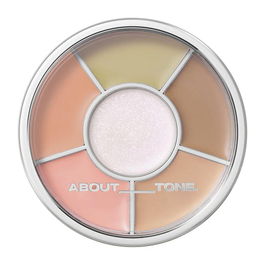 ABOUT TONE All-In-One Palette: Concealer, Corrector, Contour, and Highlighter