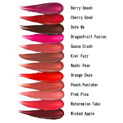 about-face Cherry Pick Lip Color Butter with Pomegranate Flower Extract & Cherry Butter – High-Shine, Hydrating Vegan Lip Balm (0.06 oz)
