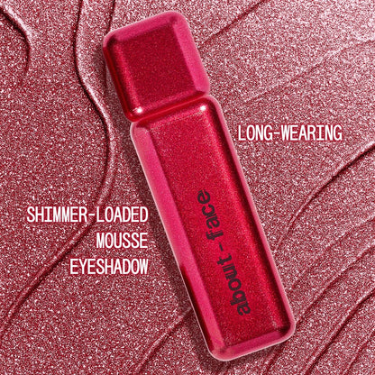 aboutface Fractal Glitter Eye Paint Cherie – Smudge-Proof, 12-Hour Liquid Eyeshadow (Vegan, Cruelty-Free)