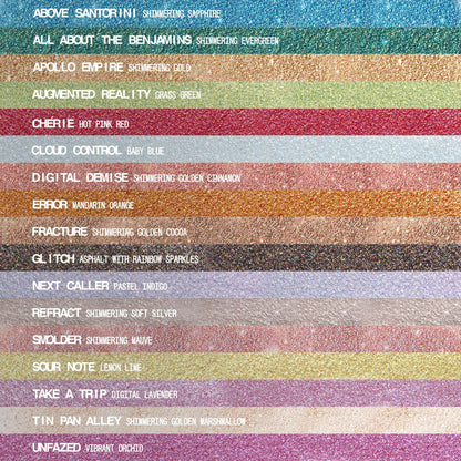 About Face Fractal Glitter Eye Paint Take A Trip – Smudge-Proof, Long-Lasting Lavender Liquid Eyeshadow (0.13 oz)