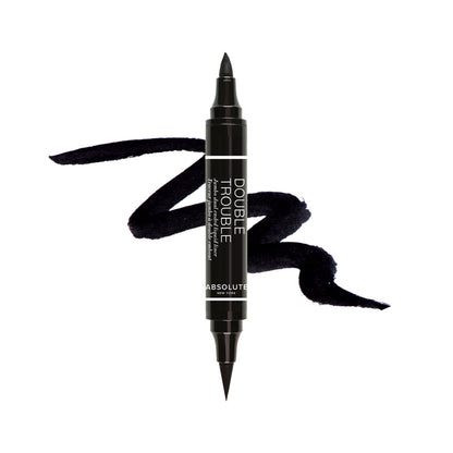 Absolute New York Double Trouble Liner – Super Slim Angled Tip, Dual Ended, Waterproof