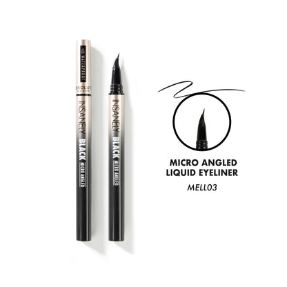 Absolute New York Insanely Black Flex Brush Liquid Eyeliner | Waterproof & Smudgeproof