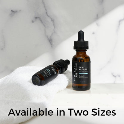 AbsoluteJOI Retinol Oil Serum with Vitamin C | Gentle Unscented Night Oil