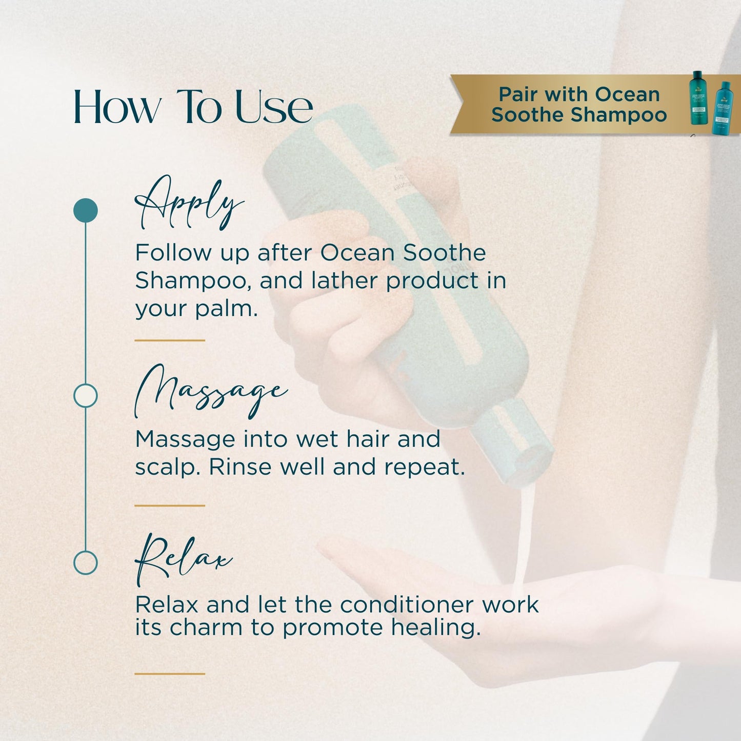 Abundant Natural Health Ocean Soothe Scalp Control Conditioner | Magnesium Salt, Shea & Eucalyptus | 300mL