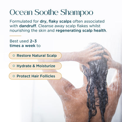 Abundant Natural Health Ocean Soothe Scalp Control Shampoo – Magnesium Salt & Cucumber, 300mL