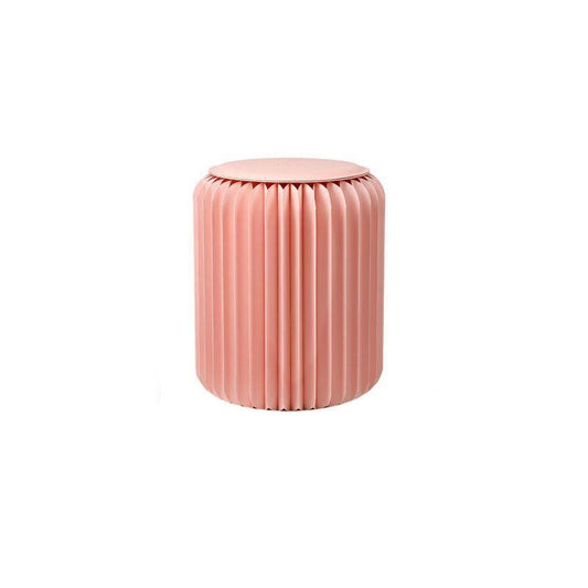 Accordion Stool Spring Pink