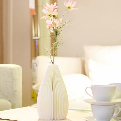 Accordion Vase, Kraft Paper
