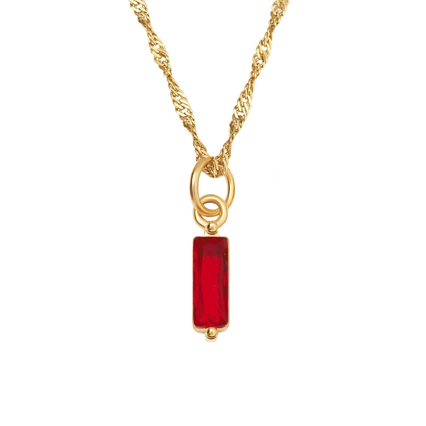 Color Twelve Birthstone Necklace