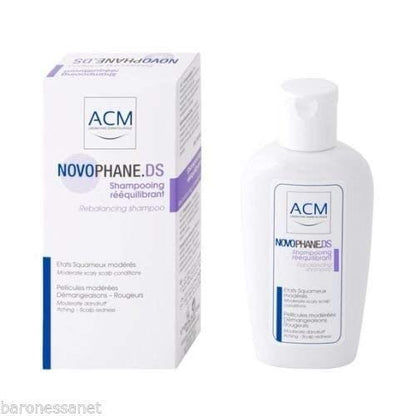 ACM Novophane DS Anti-Dandruff Shampoo 125ml | Dermatologist-Formulated & Gentle Cleansing