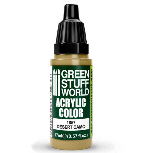 Green Stuff World Acrylic Color Paint - DESERT CAMO 17ml