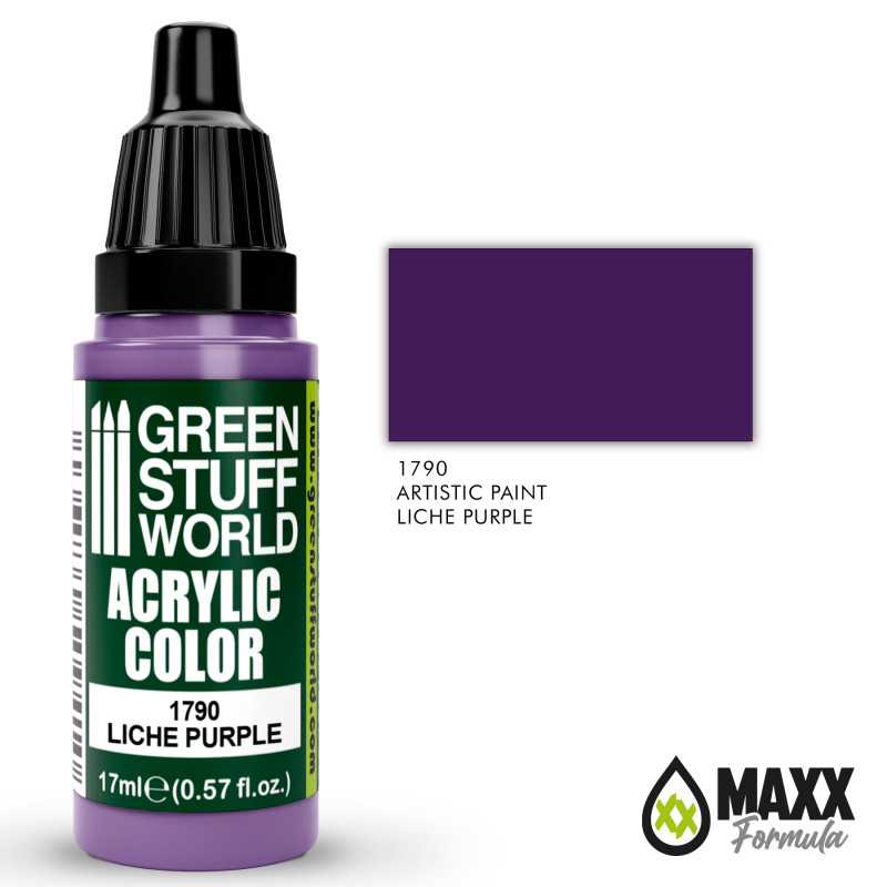 Green Stuff World Acrylic Color Paint - LICHE PURPLE 17ml