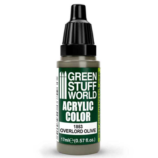 Green Stuff World Acrylic Color Paint - OVERLORD OLIVE 17ml