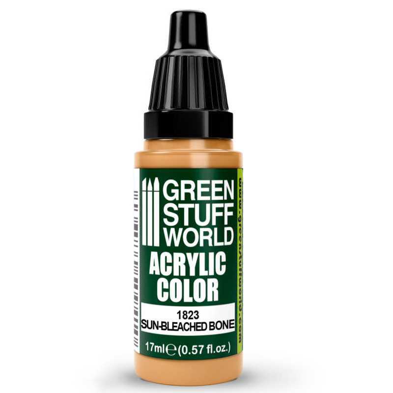 Green Stuff World Acrylic Color Paint - SUN-BLEACHED BONE 17ml