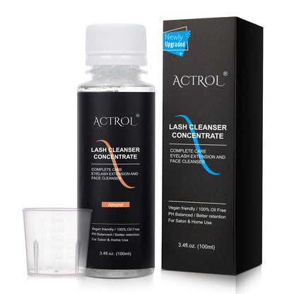 ACTROL Eyelash Cleanser Concentrate 100ml – Foaming Lash Shampoo for Extensions
