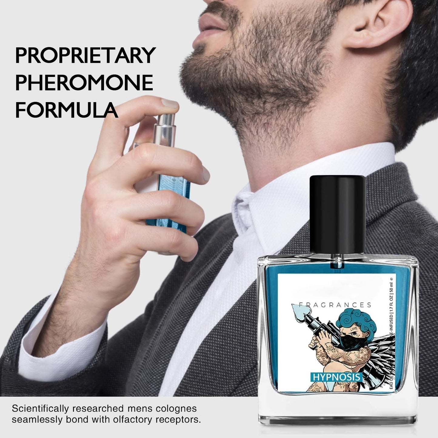 acuever Hypnosis 2.0 Cologne for Men – Pheromone-Infused, Long-Lasting Herbal Scent | 50ml EDP