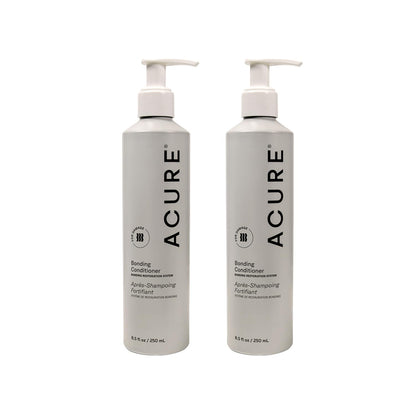 Acure Bonding Conditioner - Deep Moisture for Dry & Damaged Hair | Vegan, Sulfate Free, 8 fl oz (2 Pack)