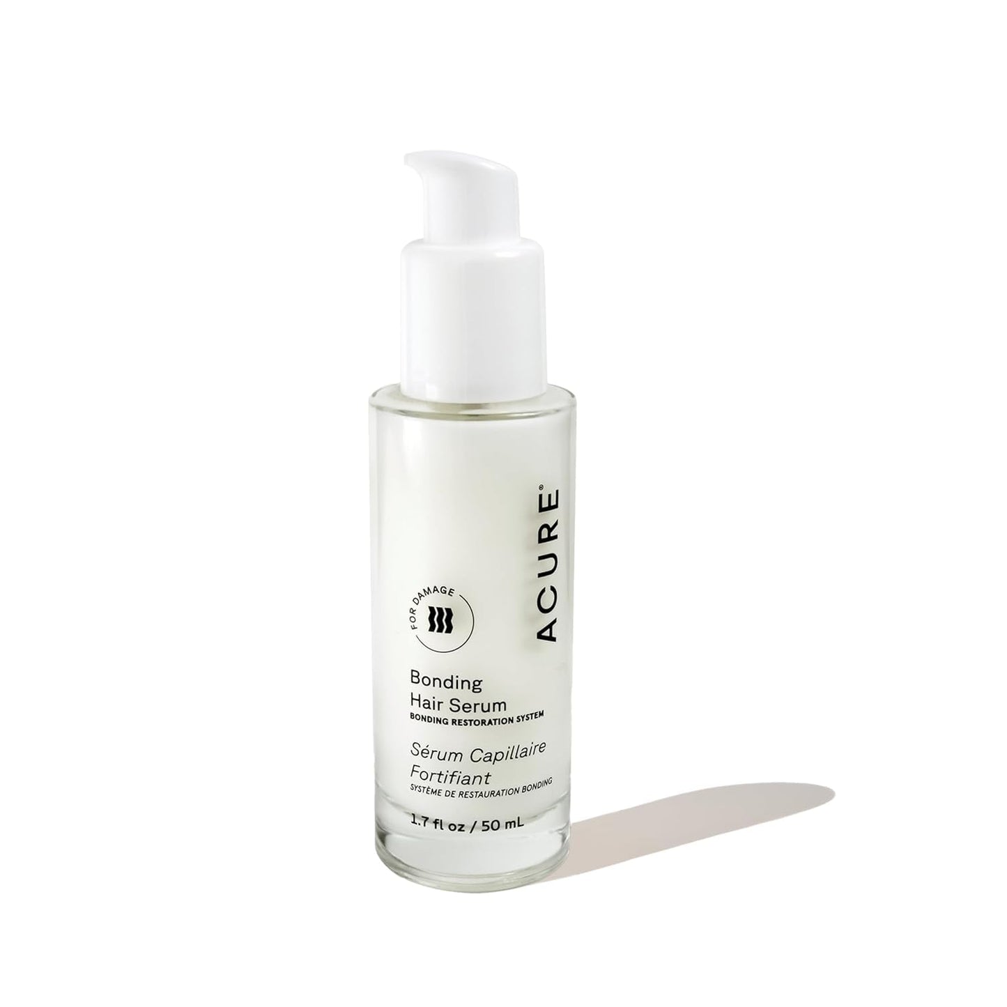 Acure Bonding Hair Serum – Lightweight Leave-In for Frizz Control & Shine (1.7 fl oz)