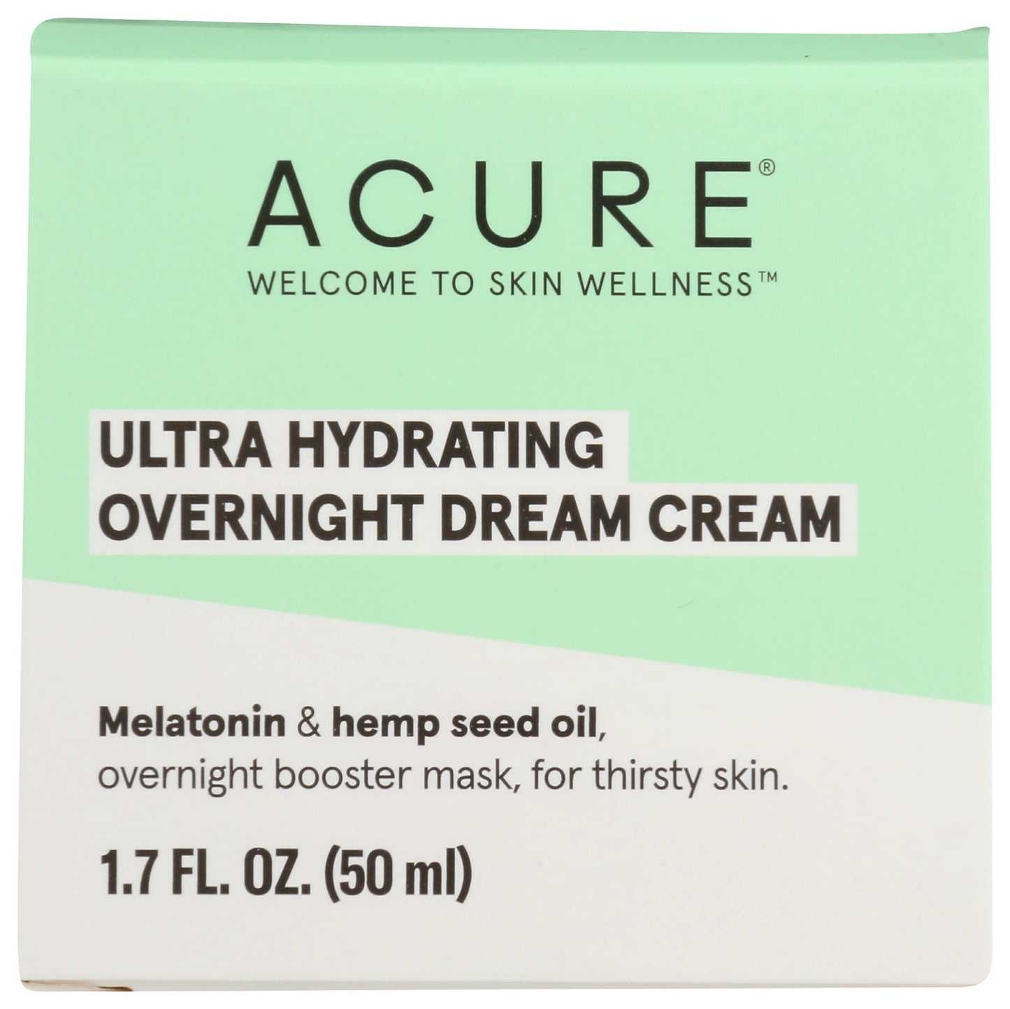 Acure Ultra Hydrating Overnight Dream Facial Cream – Vegan Night Moisturizer