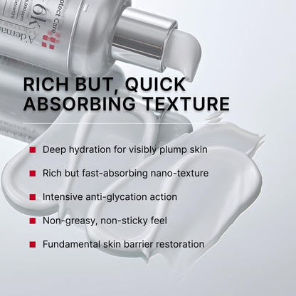 A'demang AGEs Deep Protect Care 6K Ampoule - 6 Peptides & Banaba Extract for Glycation Defense, Radiance & Barrier Support - 30ml