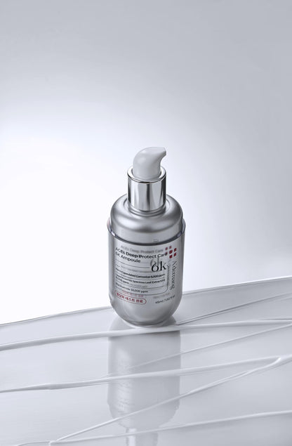 A'demang AGEs Deep Protect Care 6K Ampoule - 6 Peptides & Banaba Extract for Glycation Defense, Radiance & Barrier Support - 30ml