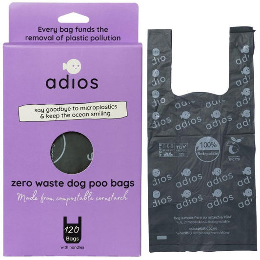 Adios Plastic Large Handle Bag Loose 120pcs