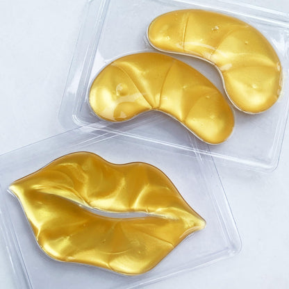 Adofect Collagen Lip & Eye Mask Set – Hydrating, Revitalizing (40 Pairs)