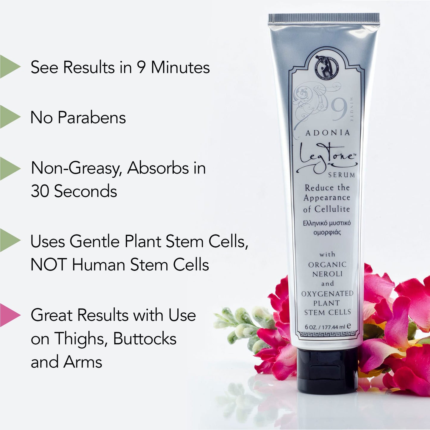 Adonia Organics LegTone – Organic Cellulite Cream for Firmer, Smoother Skin
