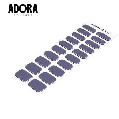 Adora Couture Semi-Cured Gel Nail Strips – Mystic Midnight | Salon-Quality at Home