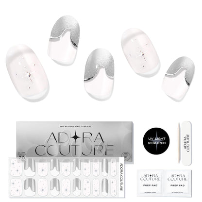 Adora Couture Semi Cured Gel Nail Strips – 30 Pieces (Pink Prophecy) | UV Light Required