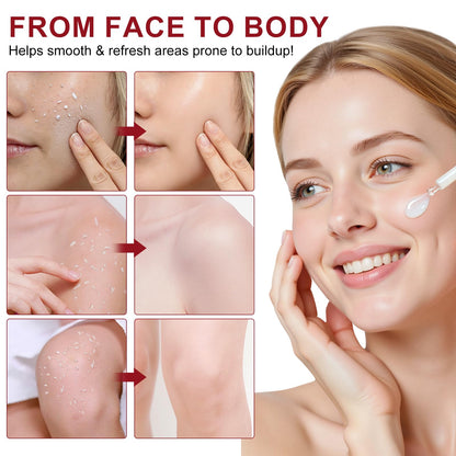 ADSBJUX Rice Peel Shot Glow Duo – White & Black Rice Exfoliant for Face & Body