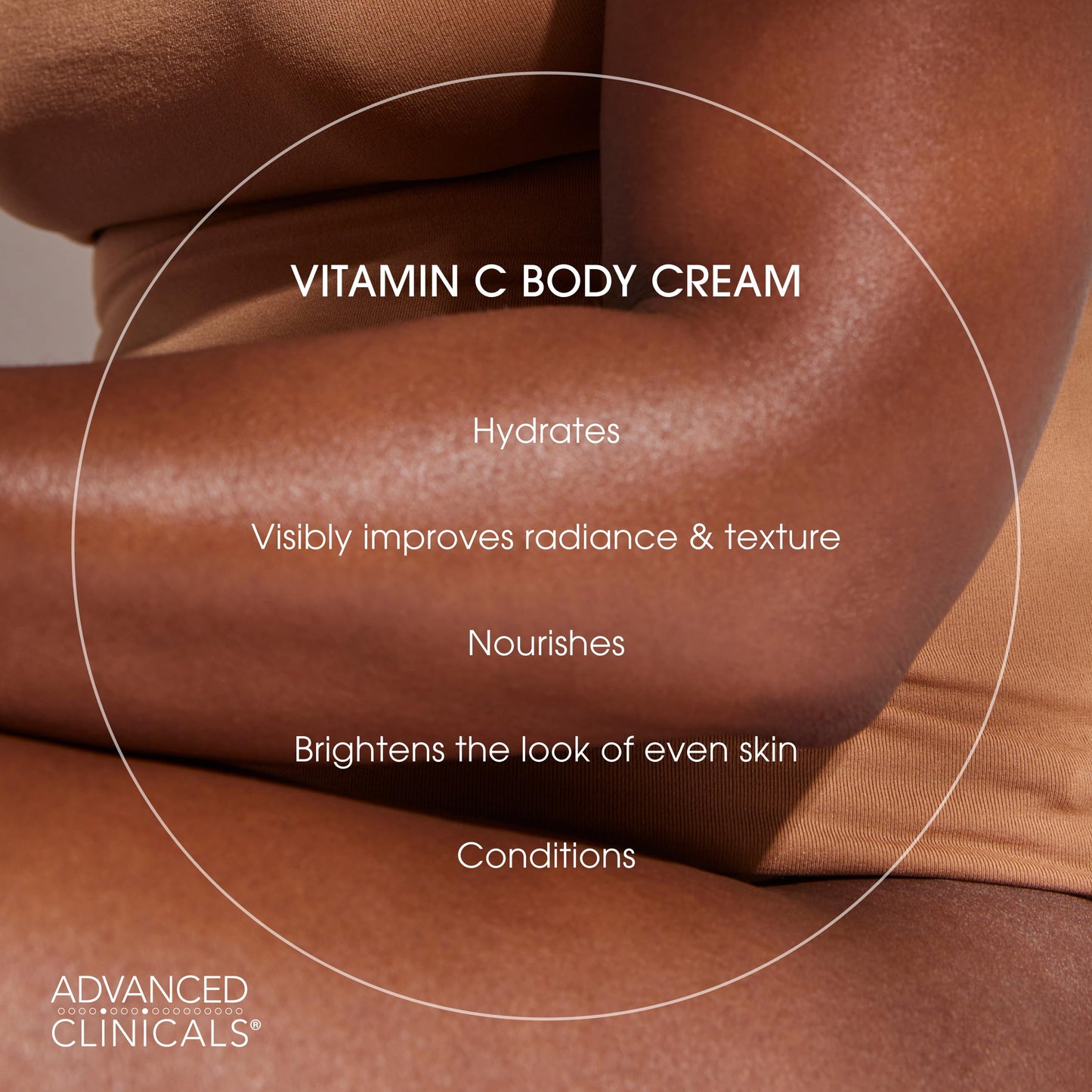 Advanced Clinicals Retinol Body Cream + Vitamin C Body Lotion 2pc Set – Firm, Brighten, Hydrate