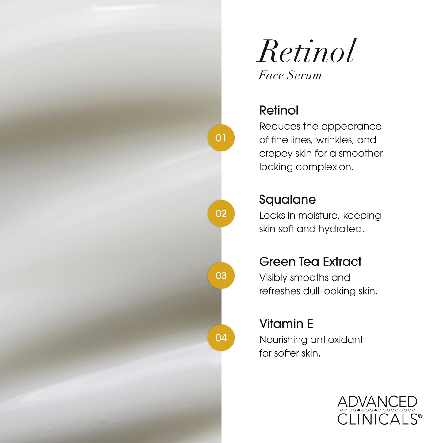 Advanced Clinicals Retinol Body Lotion + Retinol Serum 2-Piece Set for Women & Men | Visibly Smooths Fine Lines