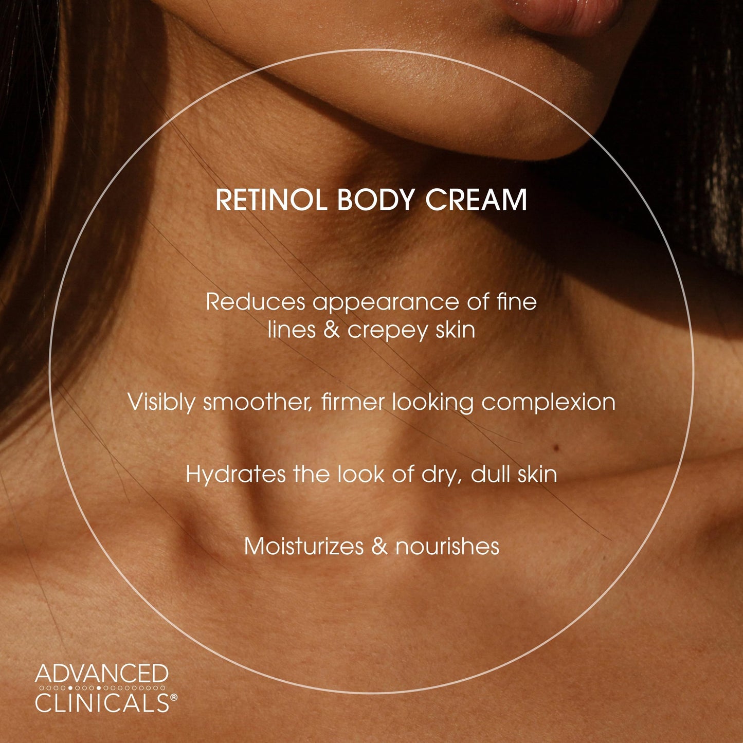 Advanced Clinicals Retinol Body Lotion + Retinol Serum 2-Piece Set for Women & Men | Visibly Smooths Fine Lines