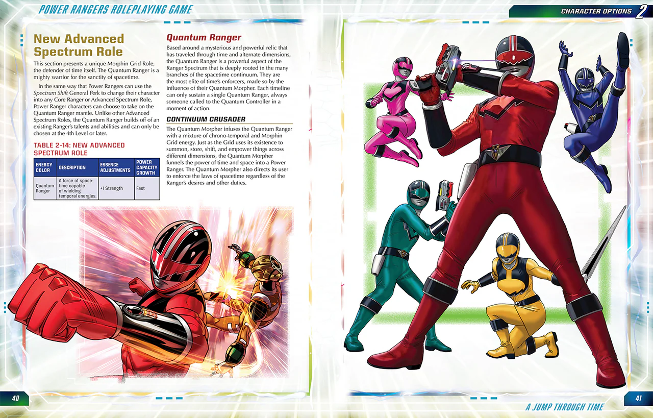 Power Rangers Roleplaying Game : A Jump Through Time Sourcebook