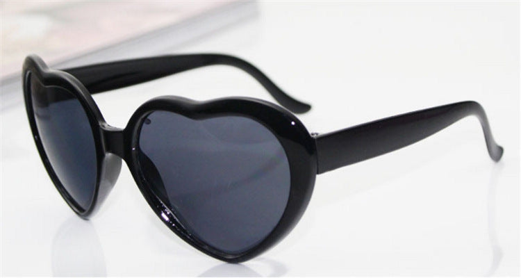 Heart-Shaped Light Diffraction Glasses