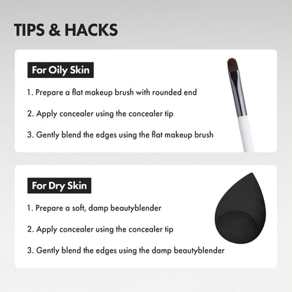 [NEW] LUNA Long Lasting Tip Concealer 27N | Hydrating Full-Coverage Concealer 0.26 oz | AEKYUNGLUNA