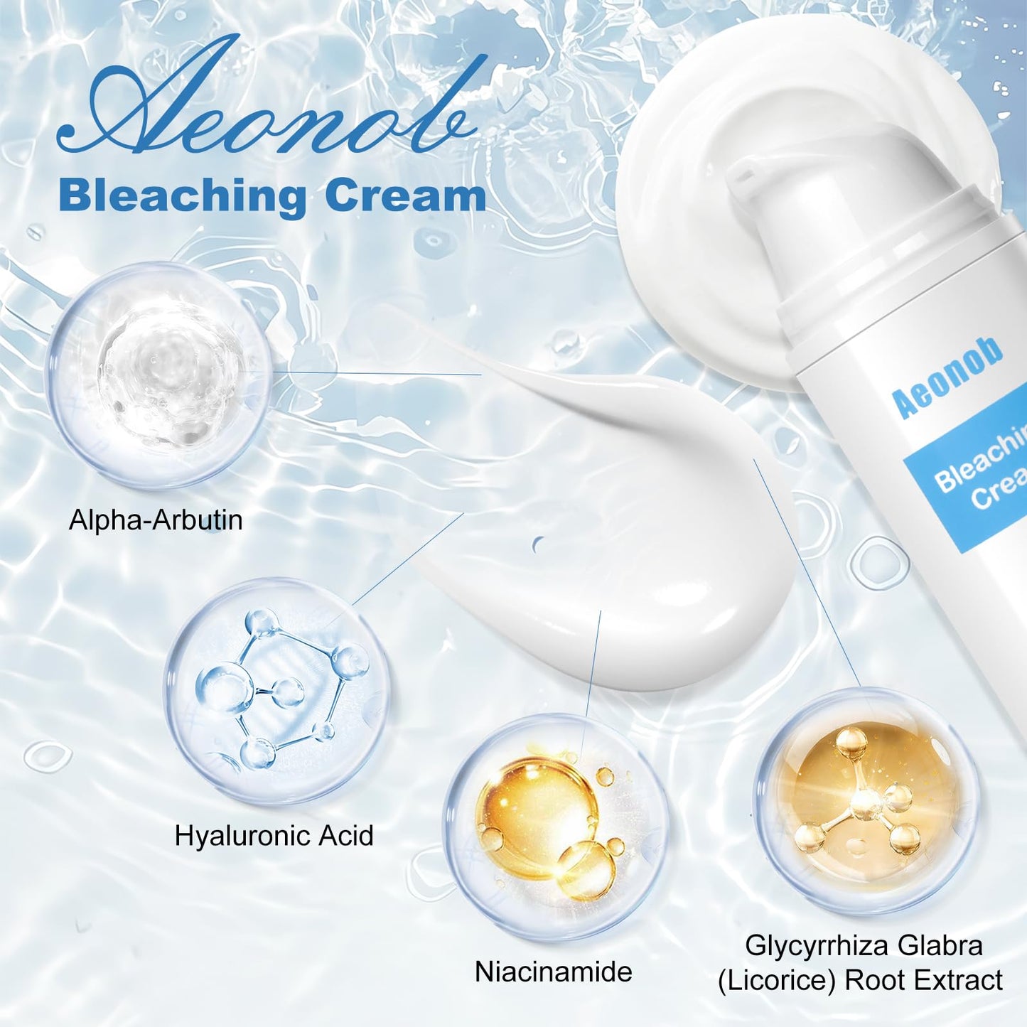 Aeonob Skin Cream for Intimate Areas & Dark Spots — Vitamin C Brightening (1.7 fl oz)