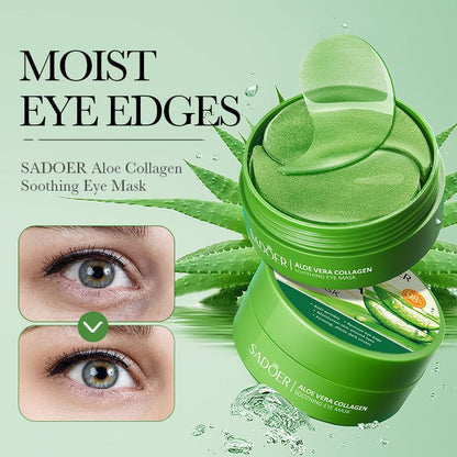 Aero Zen Aloe Vera Eye Mask (120 pcs) – Hydration, Puffiness & Dark Circle Support