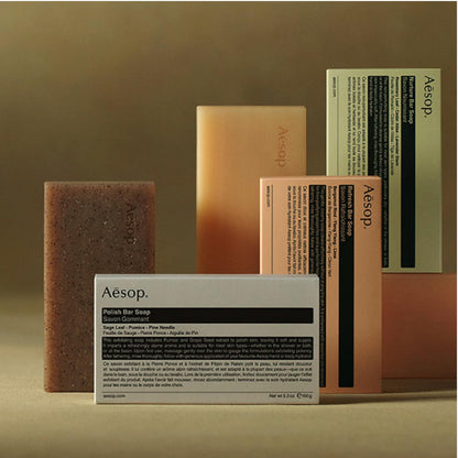 Aesop Bar Soap Trio – Cleanse, Exfoliate & Nourish (5.2 oz x3) | All Skin Types
