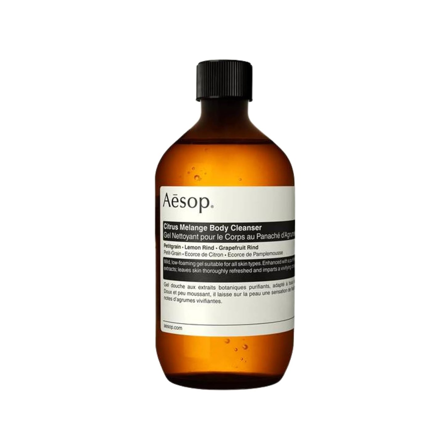 Aesop Citrus Melange Body Cleanser Refill | Gentle Low-Foaming Citrus Gel with Botanical Extracts | 16.9 oz / 500 mL