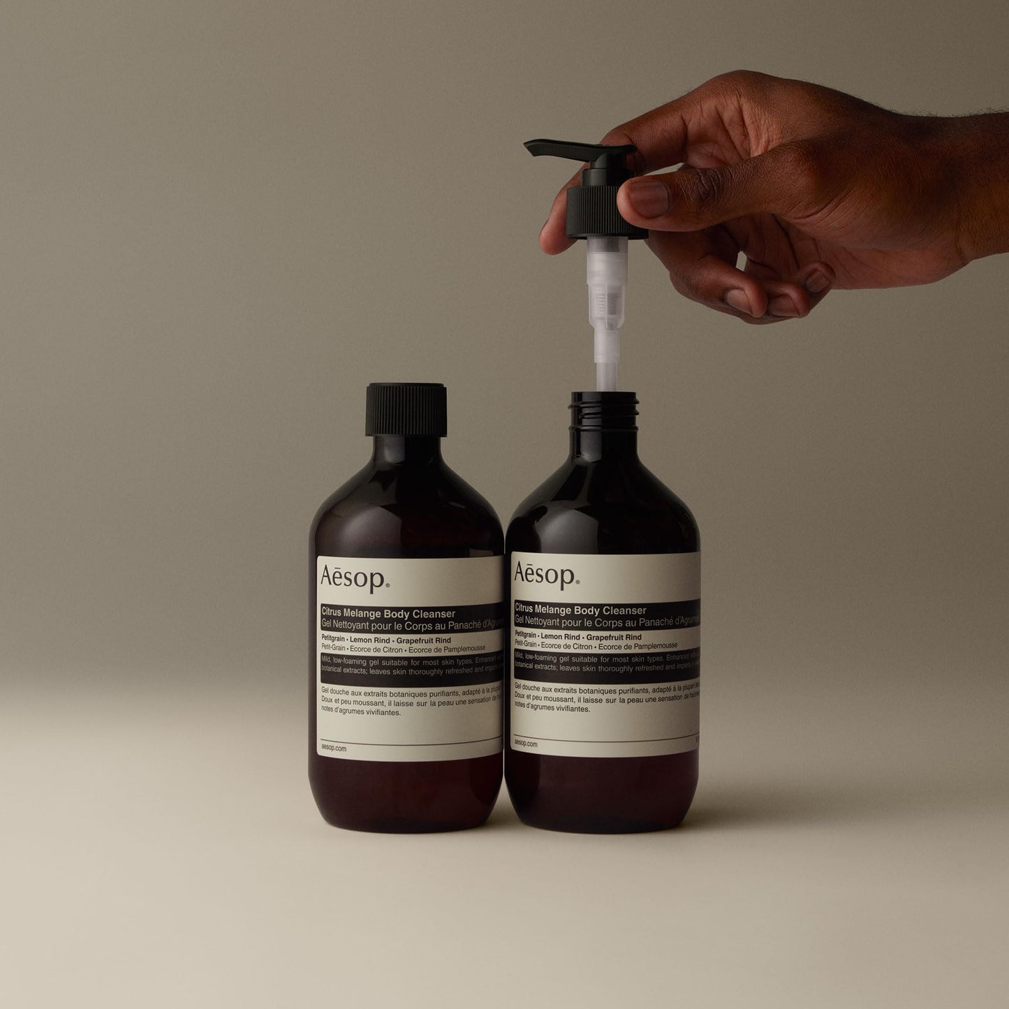 Aesop Citrus Melange Body Cleanser Refill | Gentle Low-Foaming Citrus Gel with Botanical Extracts | 16.9 oz / 500 mL