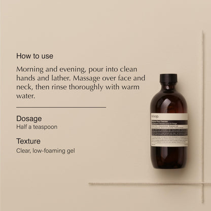 Aesop Fabulous Face Cleanser | Gentle Olive-Derived Cleanser for Normal & Combination Skin | 6.7 oz